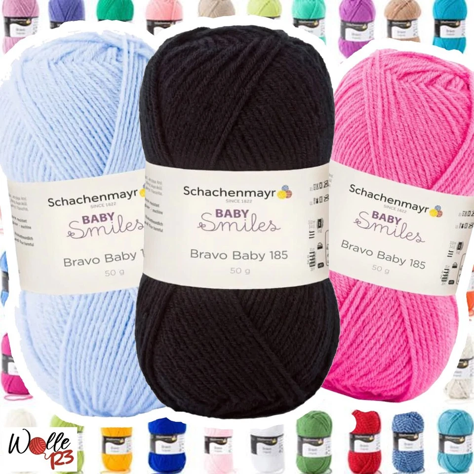 Schachenmayr Baby Smiles Bravo 185 | 50g | Babywolle, Stricken, Häkeln, Wolle