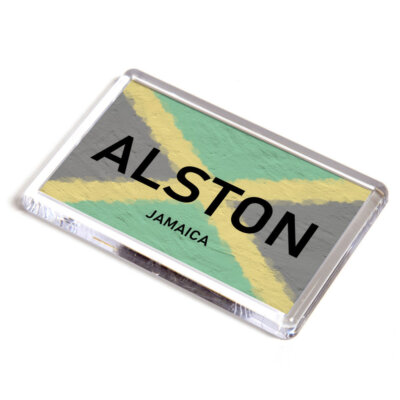 KÜHLSCHRANKMAGNET - Alston - Jamaika Flagge