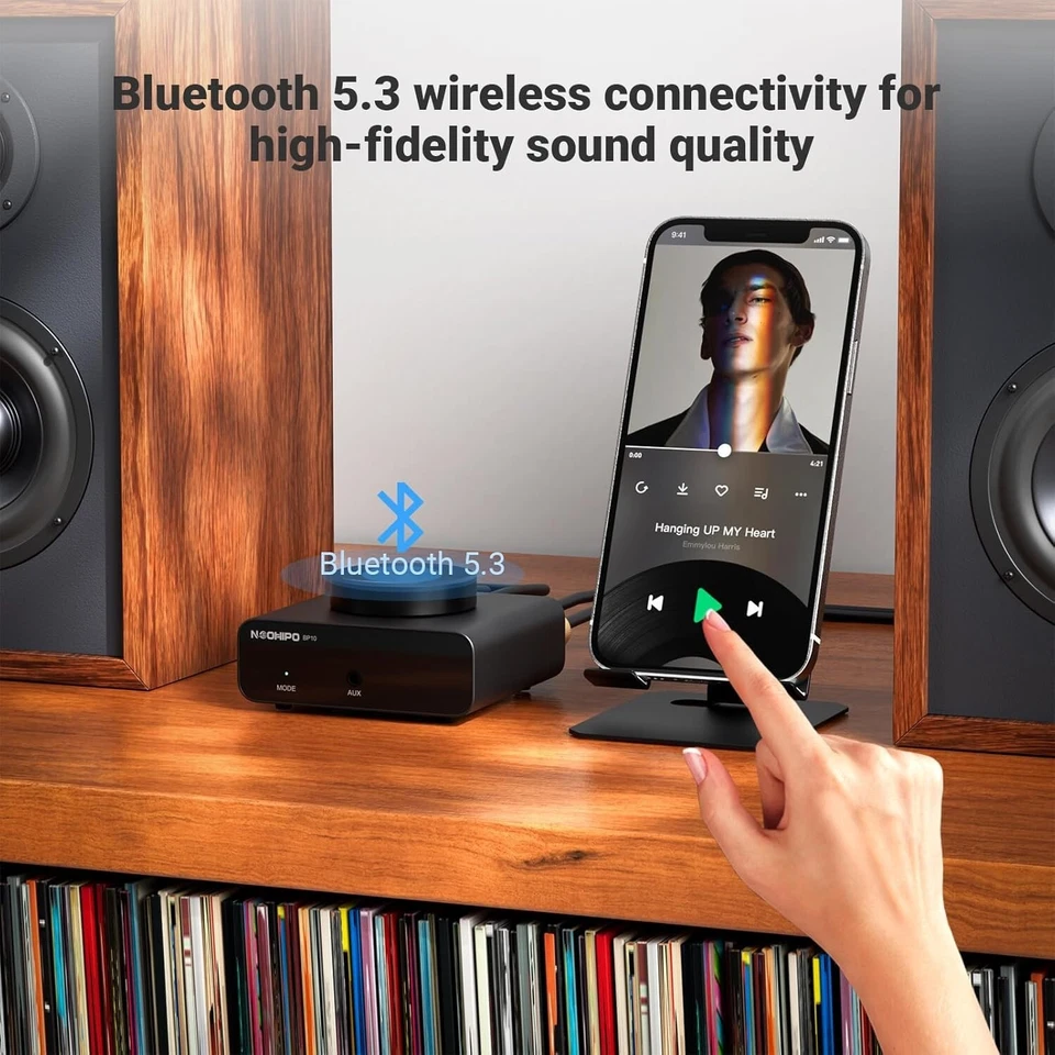 NEOHIPO BP10 Amplifier Class D TPA3116 HiFi Stereo Amp 50W×2 100W Mono Bluetooth - Image 3 of 4