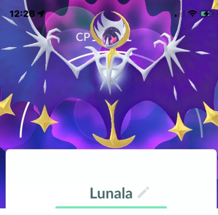 Lunala Level 40 2nd move pokemon trade go