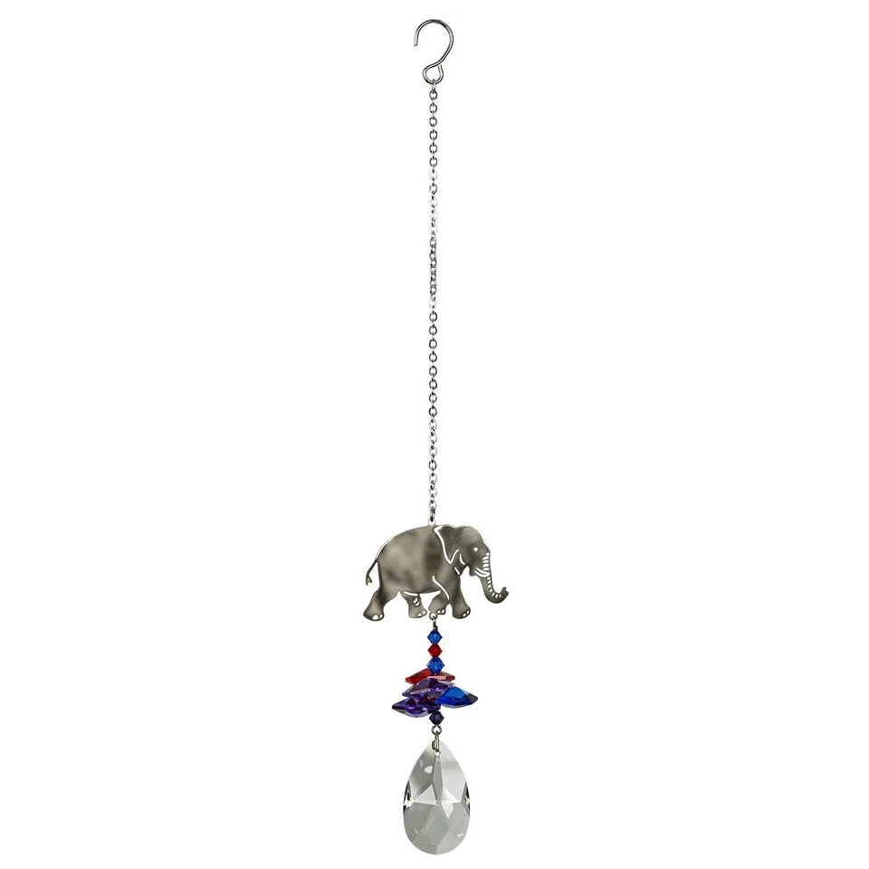 Carillones Woodstock Crystal Fantasy Suncatcher - ELEFANTE - WS-CF-EL Foto 2 de 2