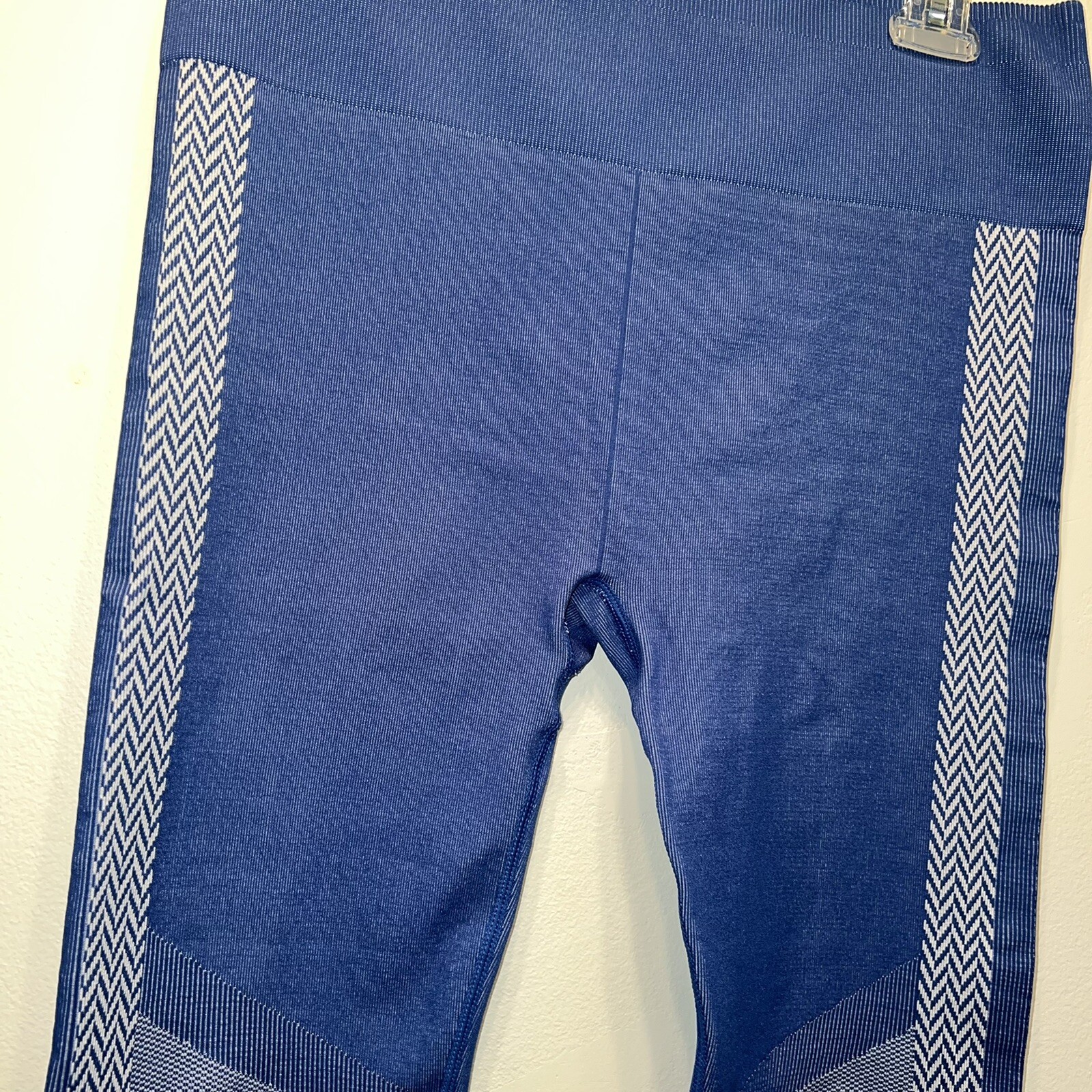 Fabletics Blue High Waisted Compression Leggings … - image 3