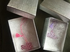 Big Sister And Little Sister Necklaces Gift Boxed Pink and Lavender Fashion love