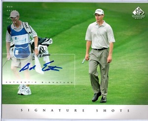 2004 SP Signature Golf Bob Estes 8x10 Signed photo Signature Shots Auto