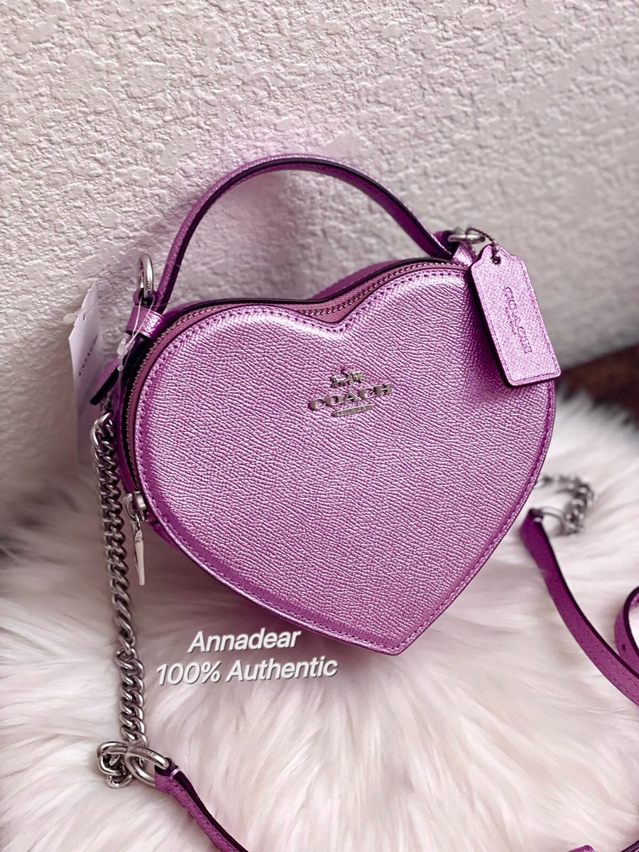 Coach Metallic Heart Crossbody CP020 NWT | eBay