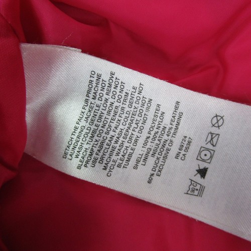 Columbia Coat Youth Large Long Sleeve Full Zip Girls Outdoors Hood Pink - Picture 6 of 12
