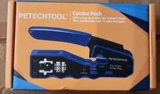 Network RJ45 Crimp Tool Kit, All-In-One Ethernet/Cable Crimper Wire Stripper
