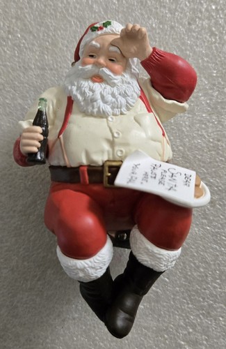Vintage Coca Cola Santa Hallmark Christmas Ornament Keepsake Clip-On And 2 Free - Picture 2 of 7