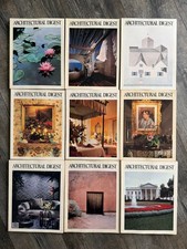 ARCHITECTURAL DIGEST Magazine 1981 1982 9pc L...