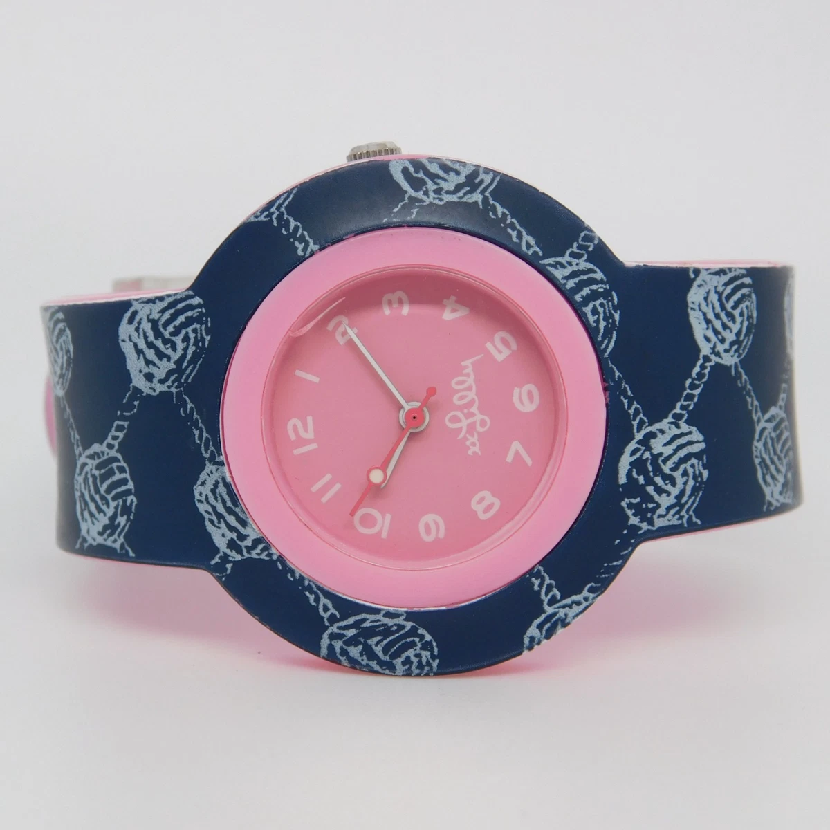 Lilly Pulitzer Pink and Blue Watch Band Lilly Pulitzer Apple Watch Band - Etsy main image 2