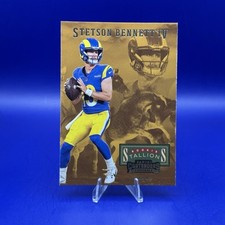 2023 Panini Contenders Stetson Bennett Rookie Stallions #4 RC Los Angeles Rams