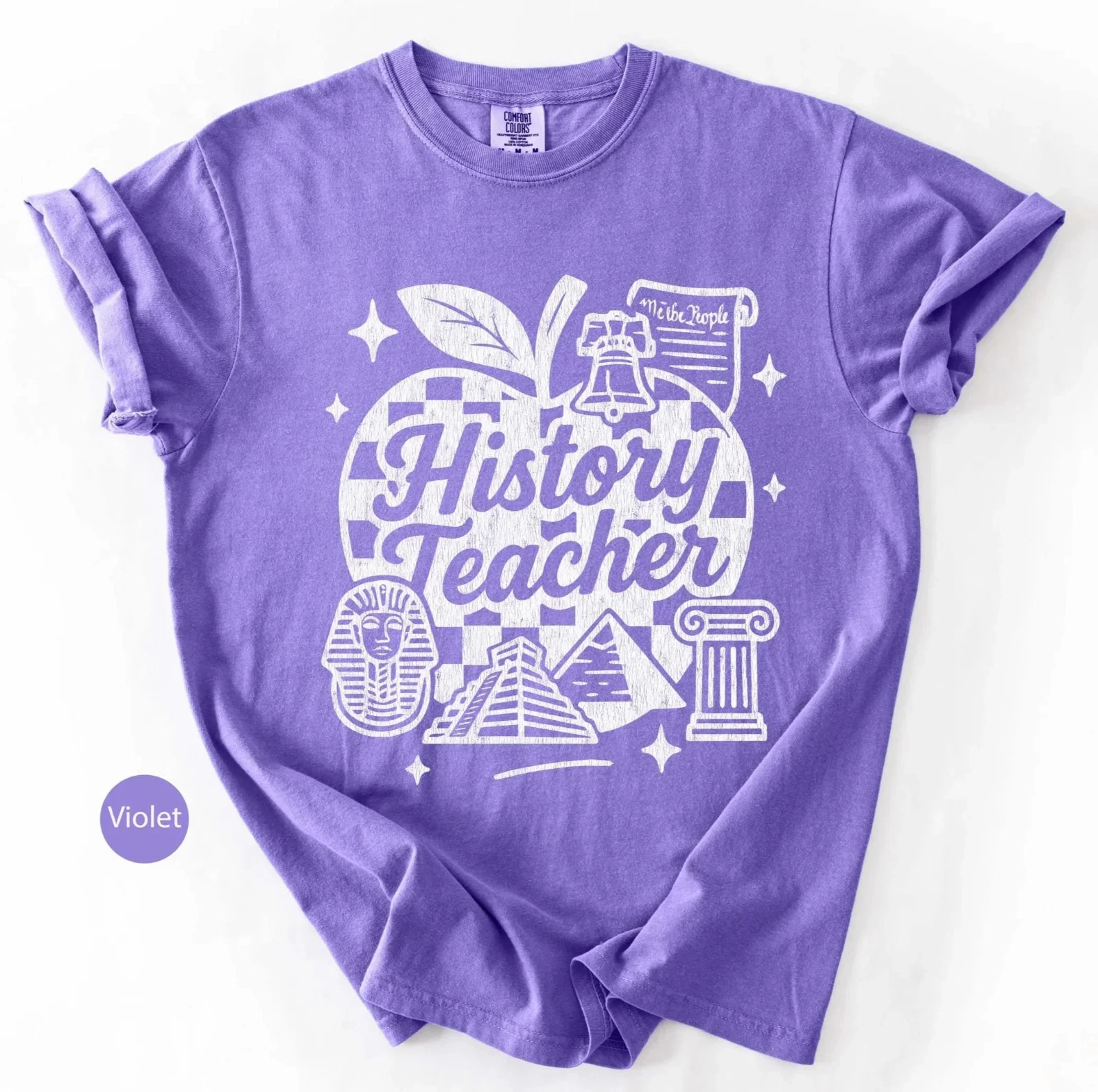 History Teacher Unisex Comfort Colors Shirt – Back to School History Teacher