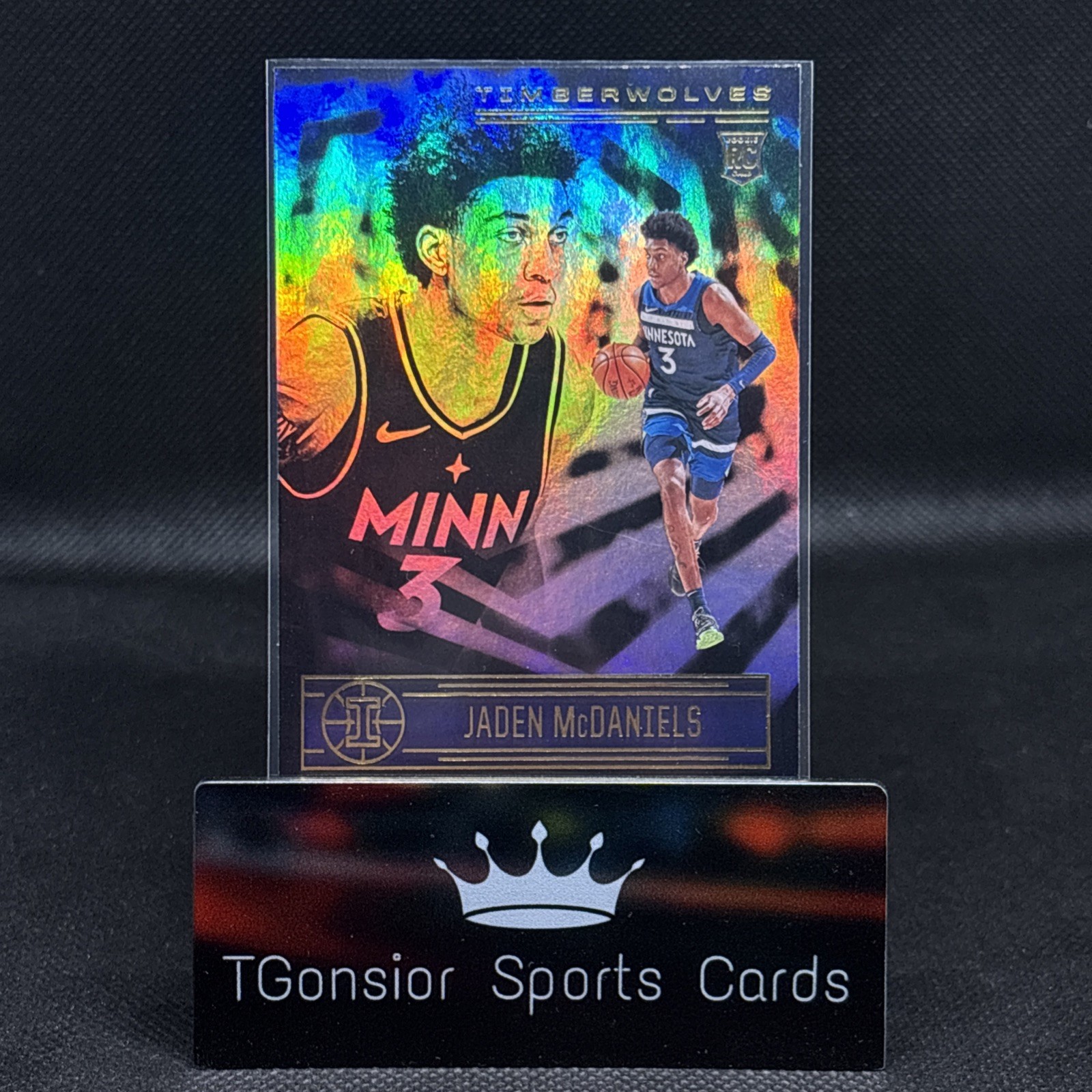 2020-21 Panini Illusions Basketball Jaden McDaniels Rookie #173 Timberwolves RC