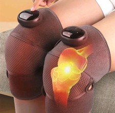 2PK Heated Vibration Knee Massager, Cordless Knee Support Wrap for Joint Pain