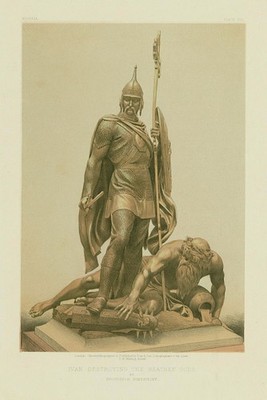 INTERNATIONALE AUSSTELLUNG. Iwan zerstört heidnische Götter. Prof. Pimenhoff 1862
