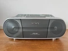 Vtg Sony CFD-S01 CD Radio Cassette Boombox Mega Bass CD-R RW Portable Clean
