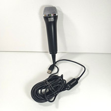 Rockband Microphone Logitech USB connection Wii XBox PSP PS Tested