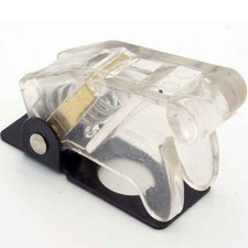 1 x Toggle Switch Safety Cover Guard Flip Up - Translucent Clear Aircraft Style