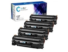 4 Pack LxTek Compatible Toner Cartridge Replacement for Canon CRG-137 BLACK