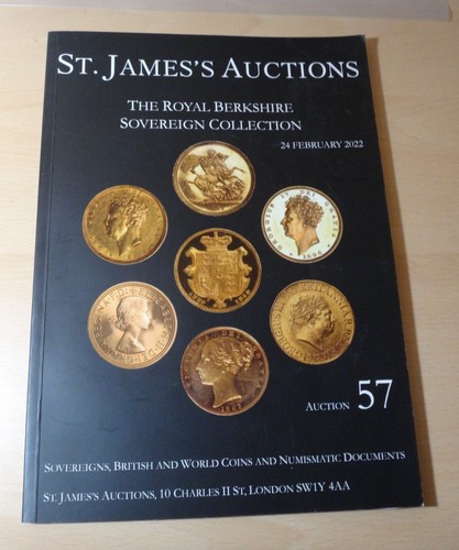 St. James's Auctions catalogue no 57 The Royal Berkshire Sovereign Collection