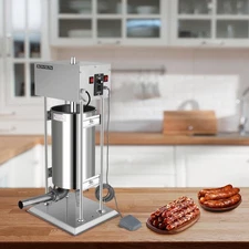 10L ROVSUN Electric Meat Sausage Stuffer Maker Commercial Home Filler Vertical