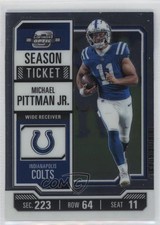 2023 Panini Contenders Optic Season Ticket Michael Pittman Jr #22 1d0j