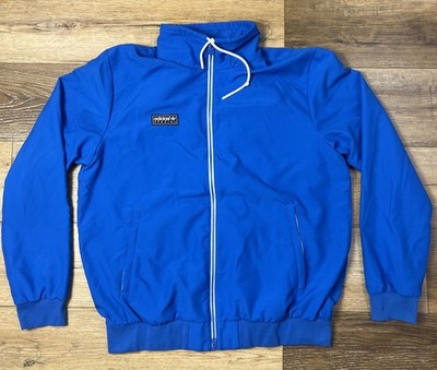 Adidas Spezial SPZL Cardle Blue Track Jacket Zip Up RARE! Embroidered