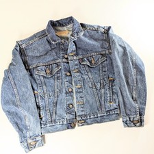 Vintage Levi’s USA Denim Jacket L Two Horse Label Made in USA 57514-1109