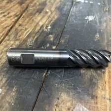 New GARR 3/4  Carbide Endmill 5fl 4  OAL 1 5/8  LOC AlTiN Coated