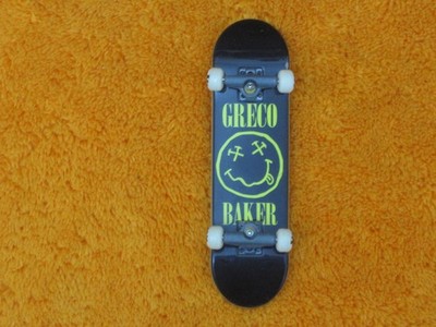 Jim Greco Baker Tech Deck skateboard 96mm fingerboard vintage Deathwish Supra