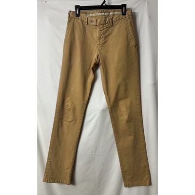 Germano Mens Beige Khaki Casual Pants Slacks Trousers Size 46 Italy EUC