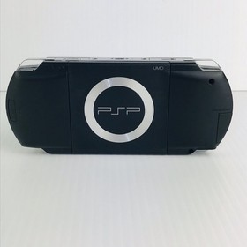 Sony PSP-1001 Black Console W/ Charger And Game - Tested & Working