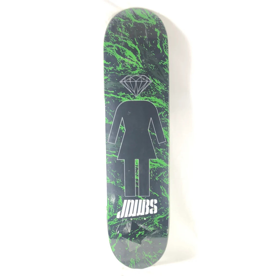 Girl x Diamond Jeron Wilson Shoe Series II Black/Green 7.63"