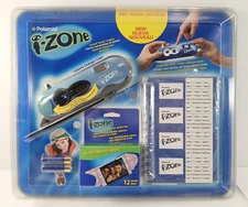 Vintage Polaroid i-Zone Instant Pocket Camera DELUXE SET With Sticker Film RARE!