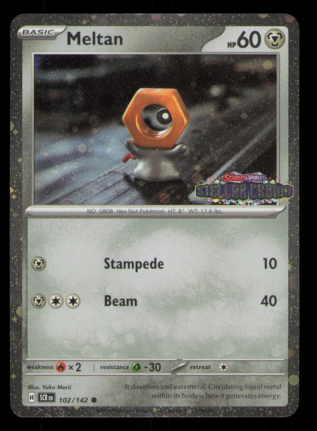 Meltan (Stellar Crown Stamped) Common Miscellaneous Cards & Products 102/142 NM