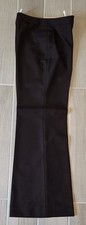 Vintage 70s Disco Trousers Polyester Japan Pants Size 8 Brown Womens K-Mart