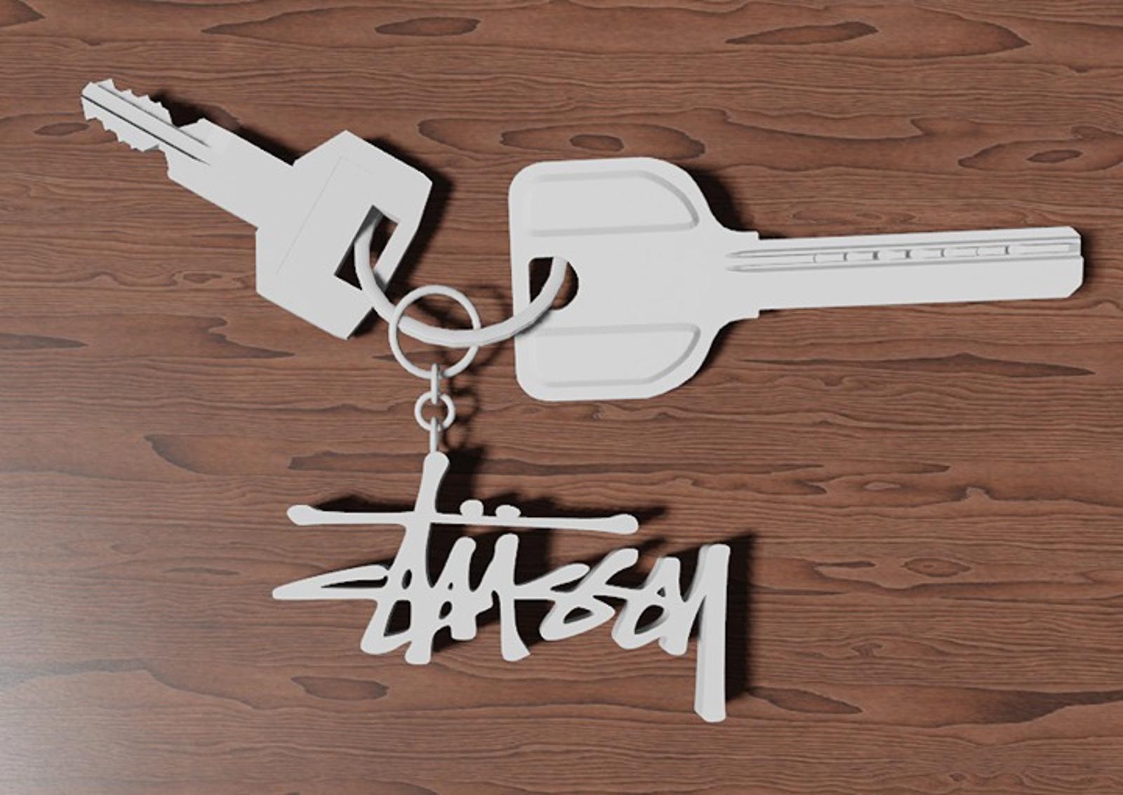 STUSSY keychain