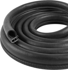 Automotive Door Weather Stripping Car Door Rubber Edge Trim Seal Strip 25Ft