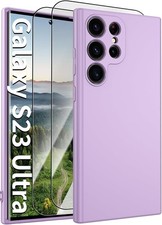 Samsung Galaxy S23 Ultra Case, Liquid Silicone Soft Anti-Scratch Microfiber Lini