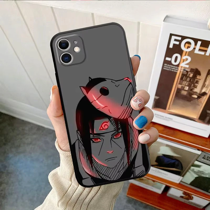 Funda Naruto Para iPhone 13 14 15 11 12 Pro 7 XR X XS Max 8 Plus SE 2022 Foto 2 de 4
