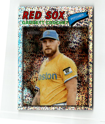 Topps  Heritage MLB  2026  No. 23  Garrett Crochet  Speckle Refractor