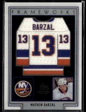 2018-19 SP Game Used Frameworks Jersey Mathew Barzal #FW-MB