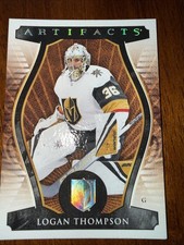 2023-24 Upper Deck Artifacts - Goalies Logan Thompson #149 Leather Vegas Nights