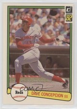 1982 Donruss Dave Concepcion #421 0uf1