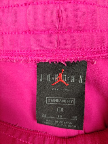 Nike Mens Shorts XL Pink Berry Colorblock 23 Engineered Fleece Athletic Jumpman - Picture 5 of 10