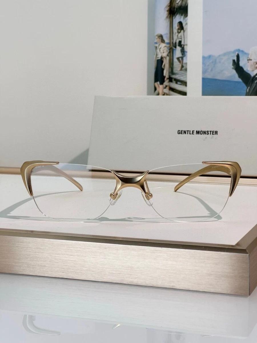 Gentle Monster Sunglasses for Men Gold for sale | eBay