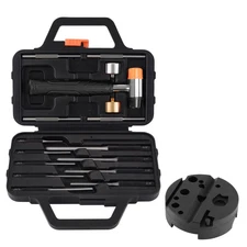 Punch Set, Punch Set In Storage Case,Made of Solid Material,Roll Pin Punch Se...