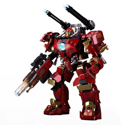 MOC Mecha series 588PCS Lone Warrior Hulk Mecha robot creative decoration