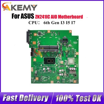 ZN241IC Motherboard For ASUS Zen AIO ZN241IC ZN241I Mainboard W/ I3 I5 I7 CPU