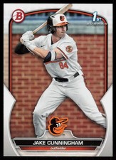 2023 Bowman Draft Jake Cunningham #BD-198 BASEBALL Baltimore Orioles